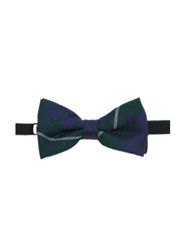 100% Wool Tartan Bow Tie - Hamilton Hunting Modern