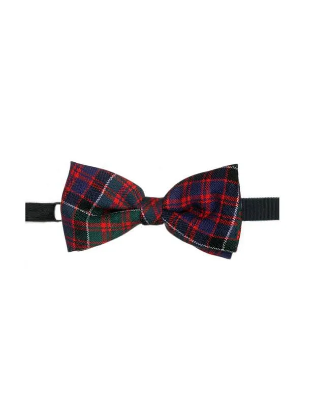 100% Wool Tartan Bow Tie - MacDonald of Clanranald Modern