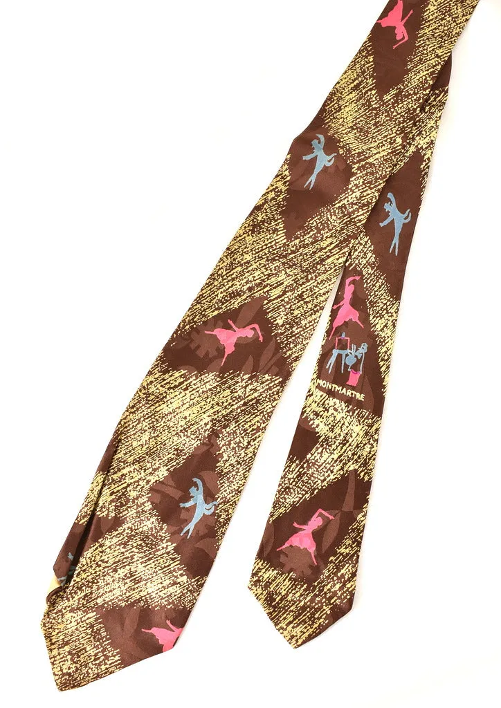 1940s Dancers Vintage Tie