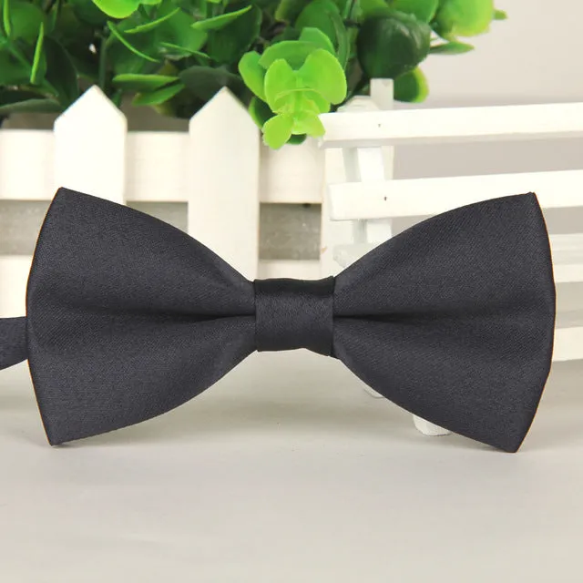 2015 Men's bowtie accesorios patchwor solid color bowknots bowties 12cm * 6cm butterfly bow tie gravatas borboleta lot Wholesale