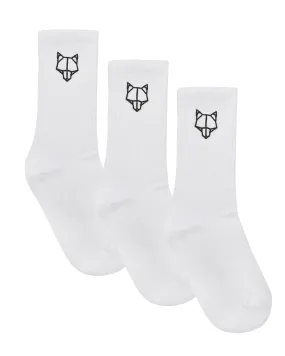 3 Pack Mens Egyptian Cotton Socks White