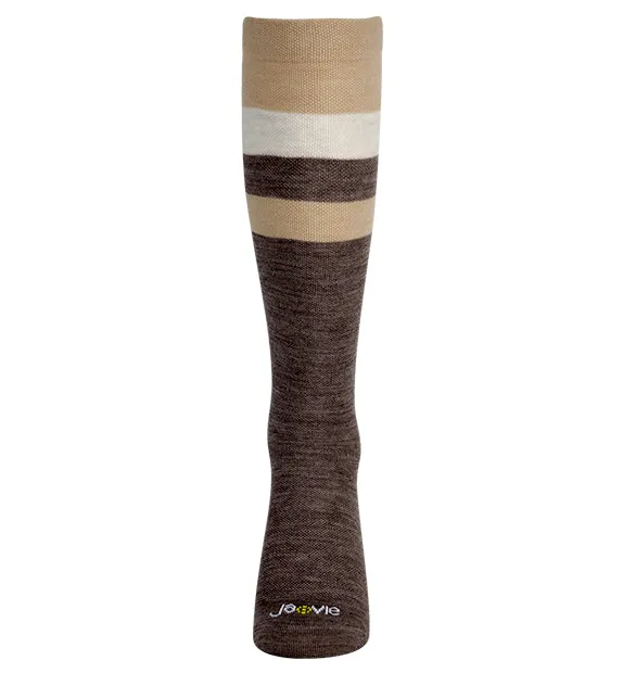 80% Rich Merino Wool Everyday Compression Socks (15-20mmHg) - Stripes