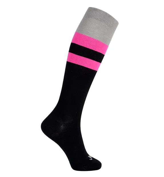 80% Rich Merino Wool Everyday Compression Socks (15-20mmHg) - Stripes