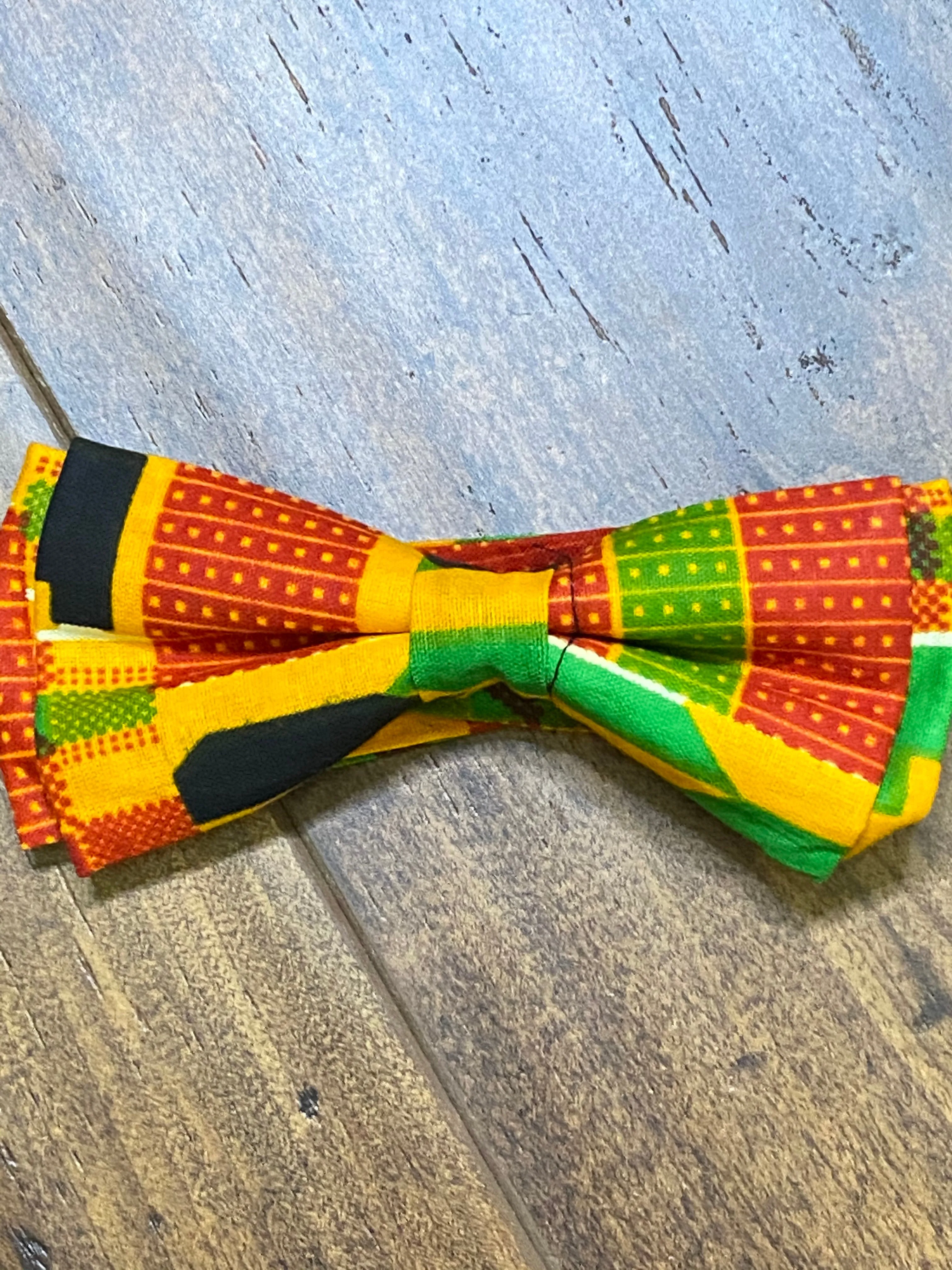 African Print Bow Ties