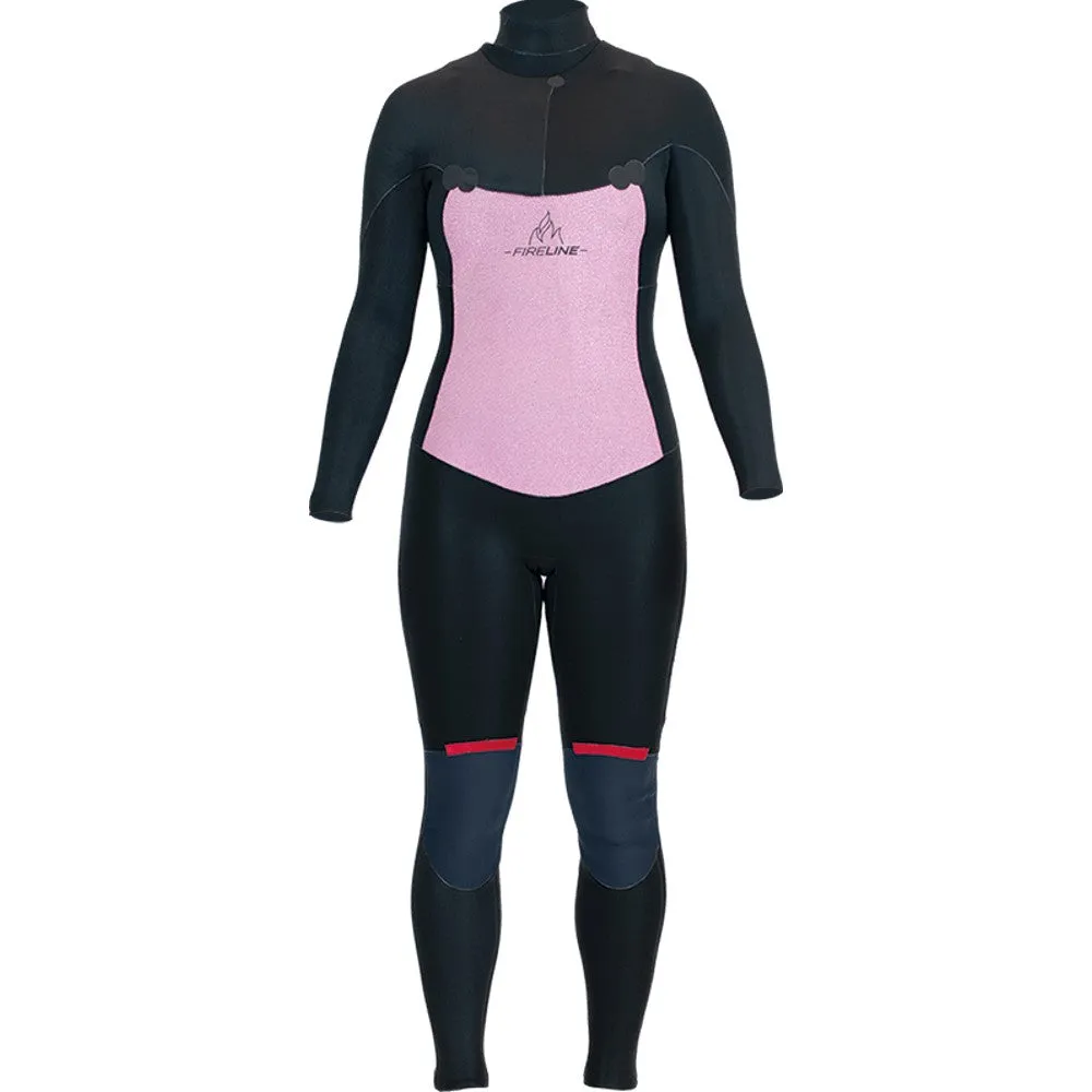 Alder Revo Womens 3/2mm Chest Zip Wetsuit - Blue