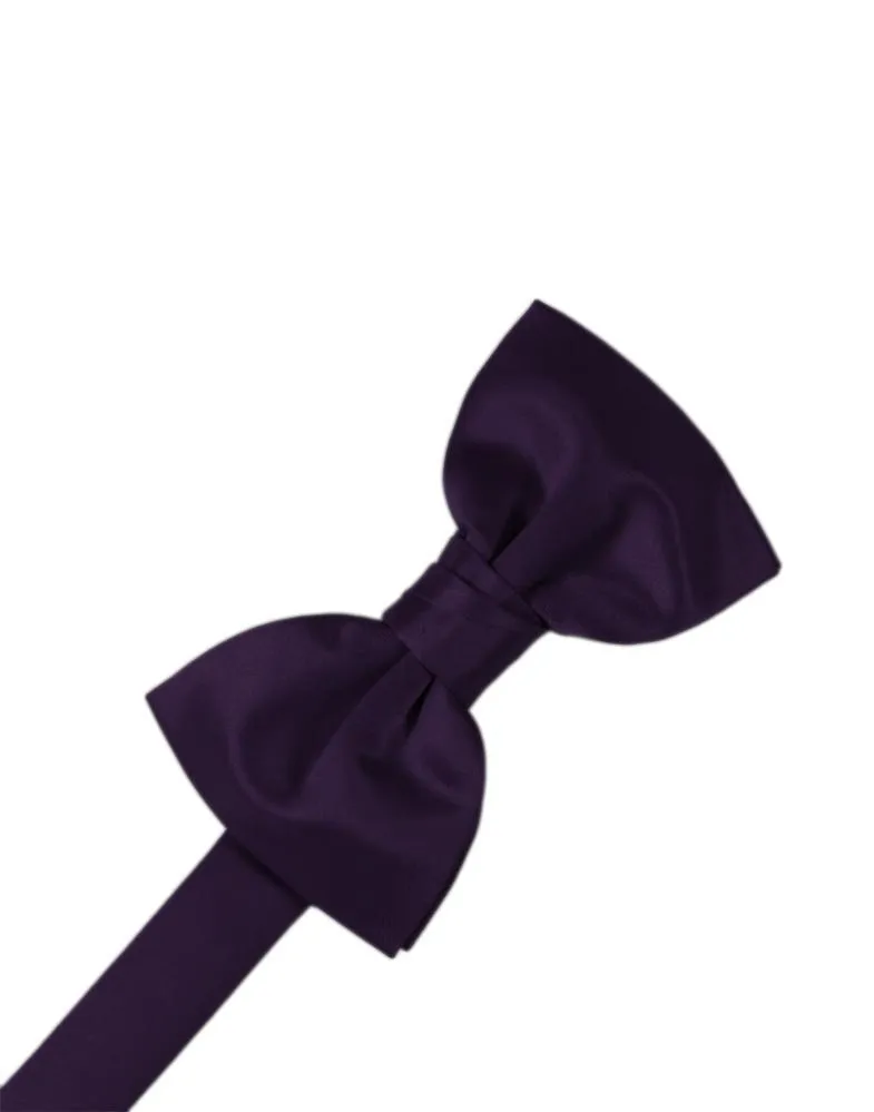 Amethyst Luxury Satin Bow Tie