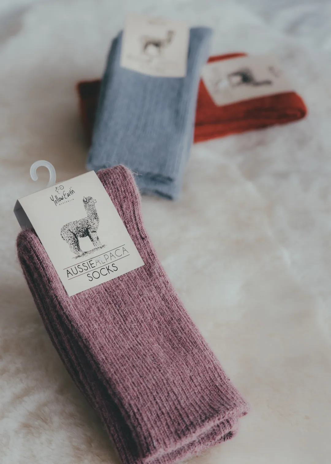 Australian Alpaca Wool Unisex Socks (Small) - Men's, Women's Super Warm Socks