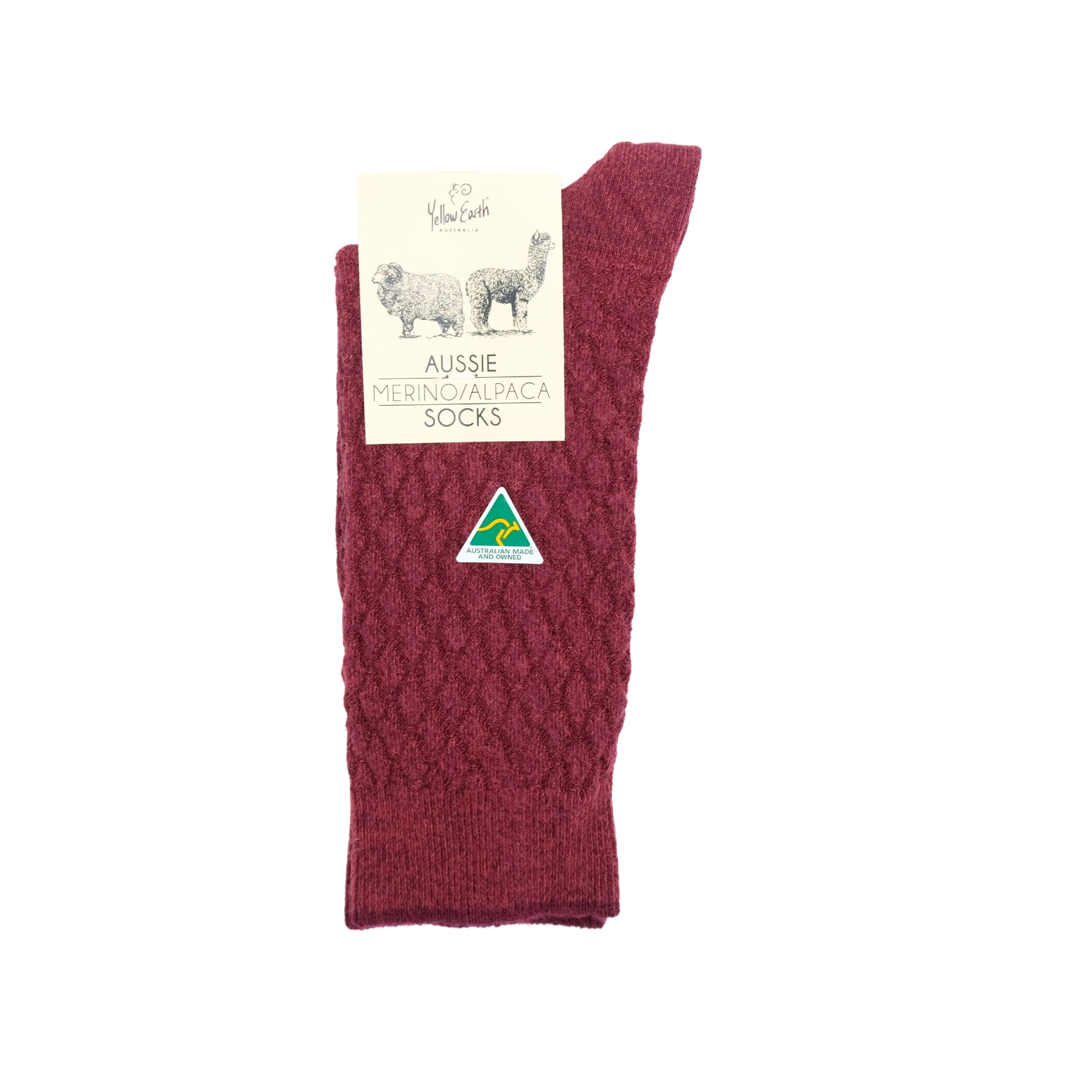 Australian Merino & Alpaca Wool Blend Socks (Small) - Men's, Women's Super Warm Socks