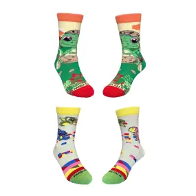 Baby Dinosaurs Socks (Set of Two) (Ages 3-7)