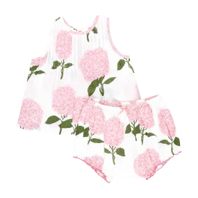 Baby Girls Jaipur Set - Pink Hydrangeas