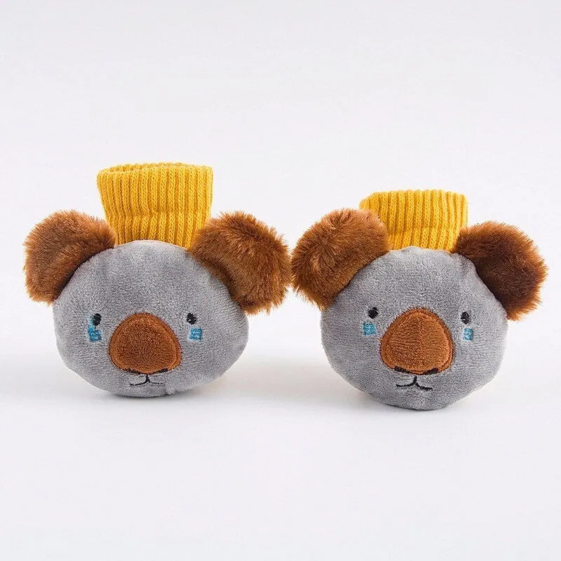 Baby Toddler Kids 3D Animal Head Socks