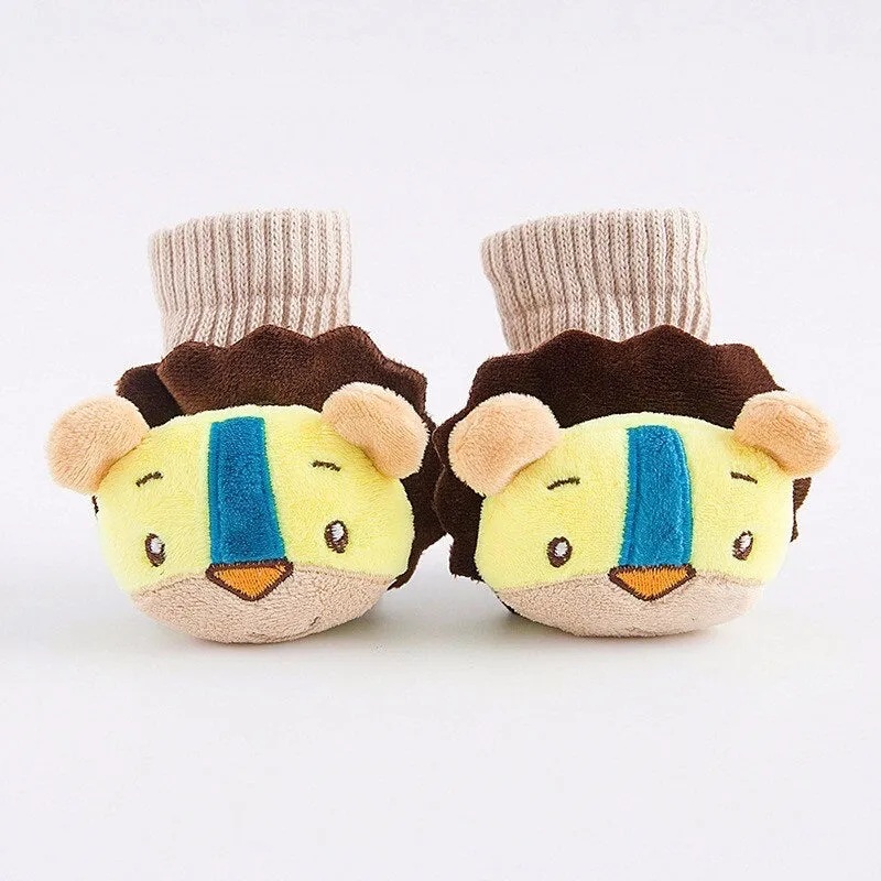 Baby Toddler Kids 3D Animal Head Socks