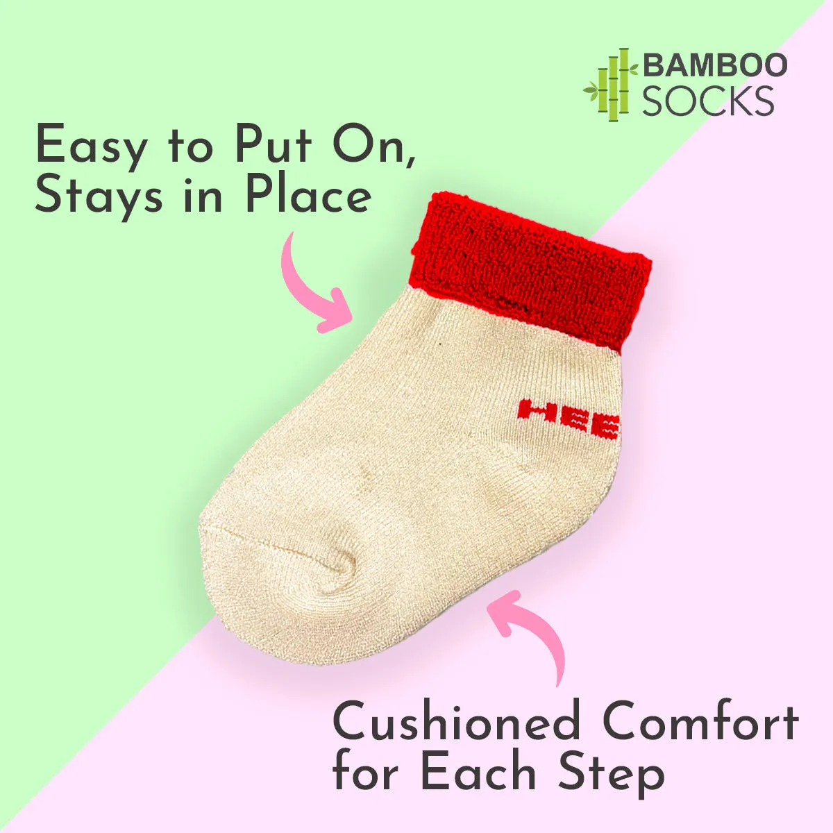 Bamboo Baby Socks - 3 Pairs