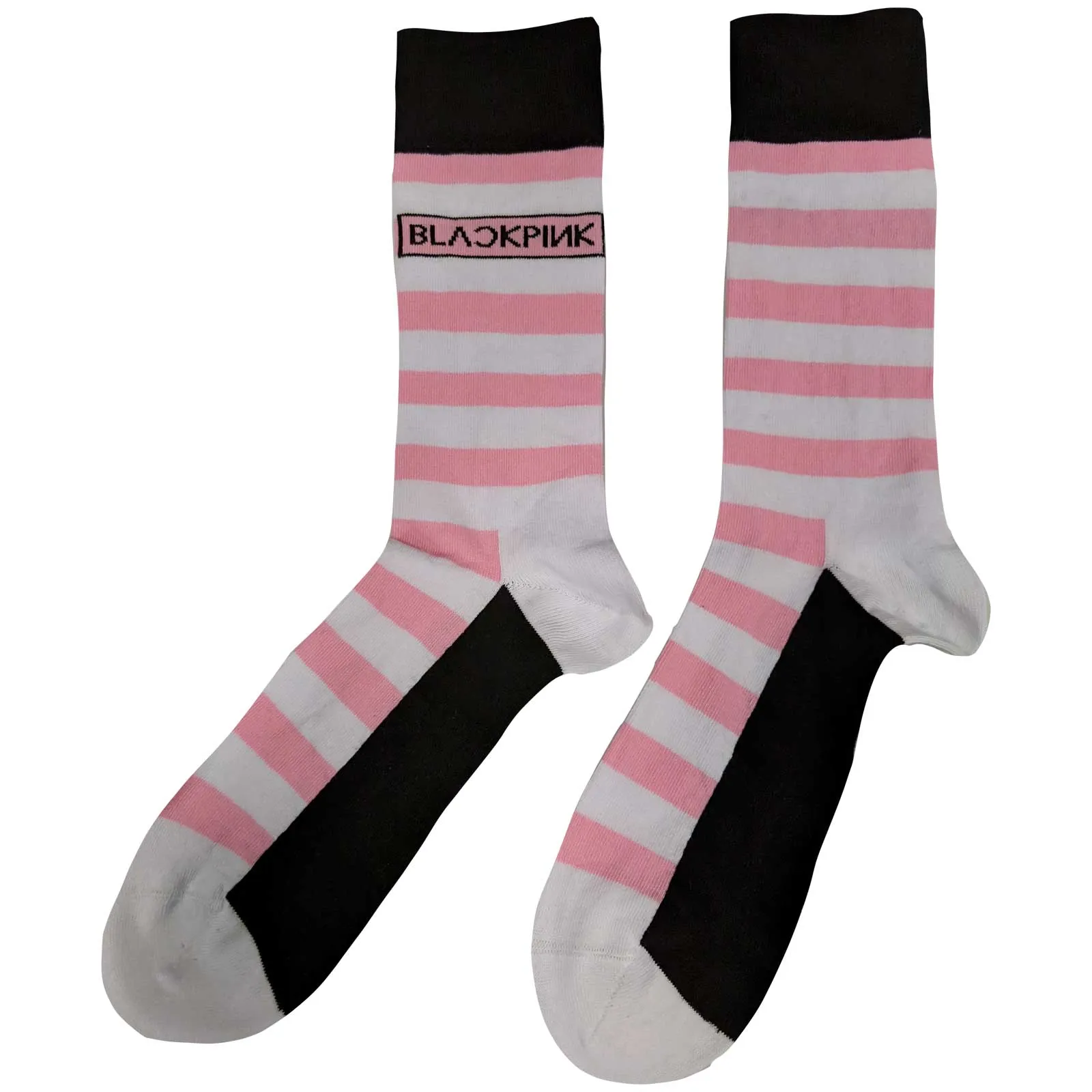 Blackpink Unisex Ankle Socks - Stripes & Logo