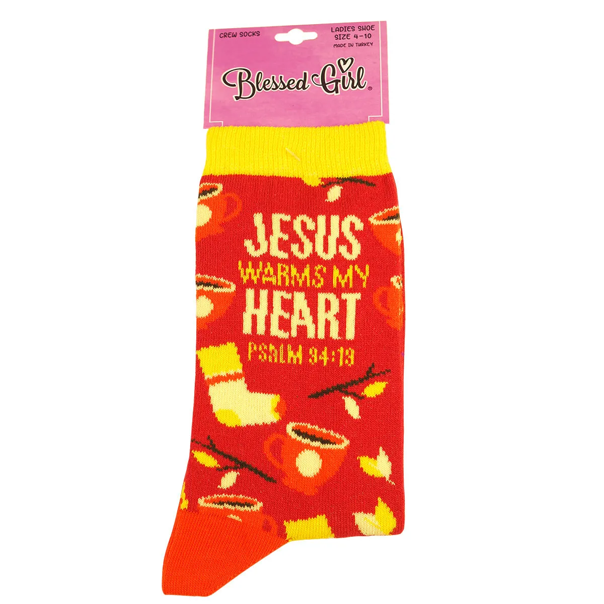 Blessed Girl Womens Socks Jesus Warms