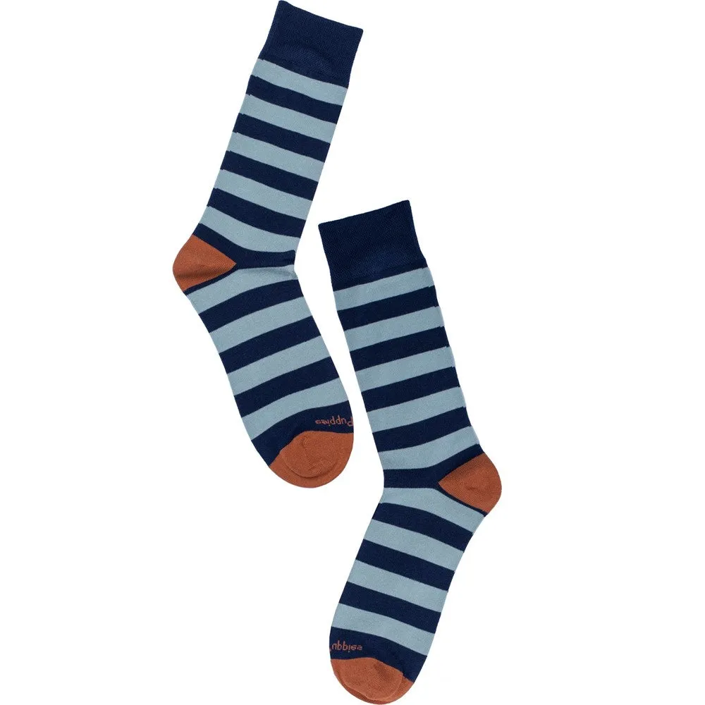 Blue Stripe Socks