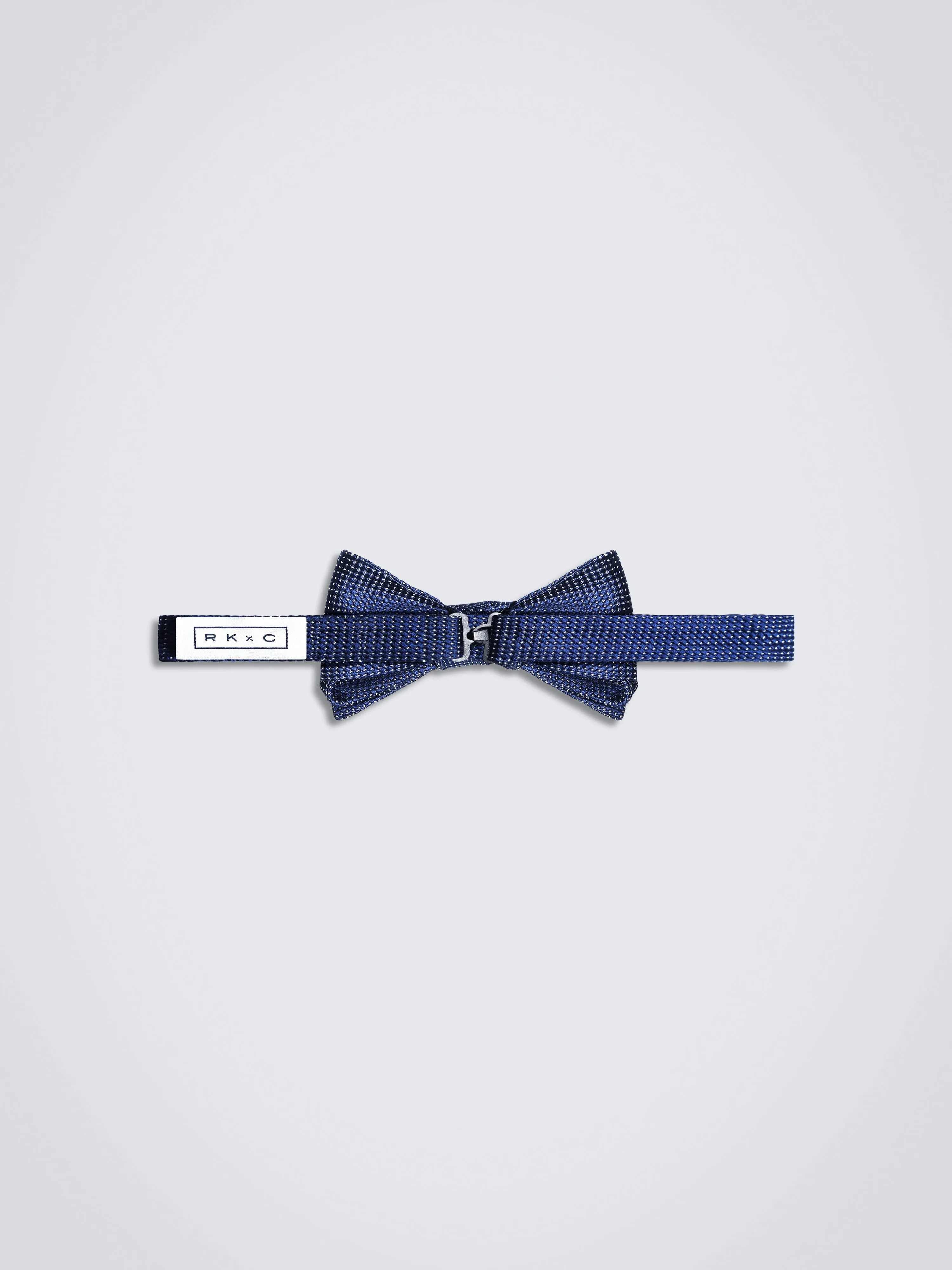 Bow Tie (Navy & White Polka Dots)