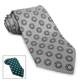 Bowdoin Seal Silk Tie