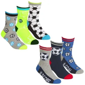 BOYS 3 PACK COTTON RICH DESIGN ANKLE SOCKS (ASSORTED SIZES) 42B691