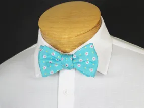 Boy's Bow Tie 19247 Teal/Pink/Yellow Neat