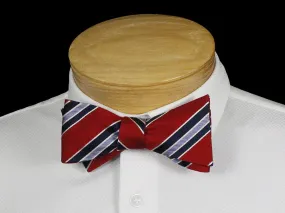 Boy's Bow Tie 22531 Red/Navy Stripe