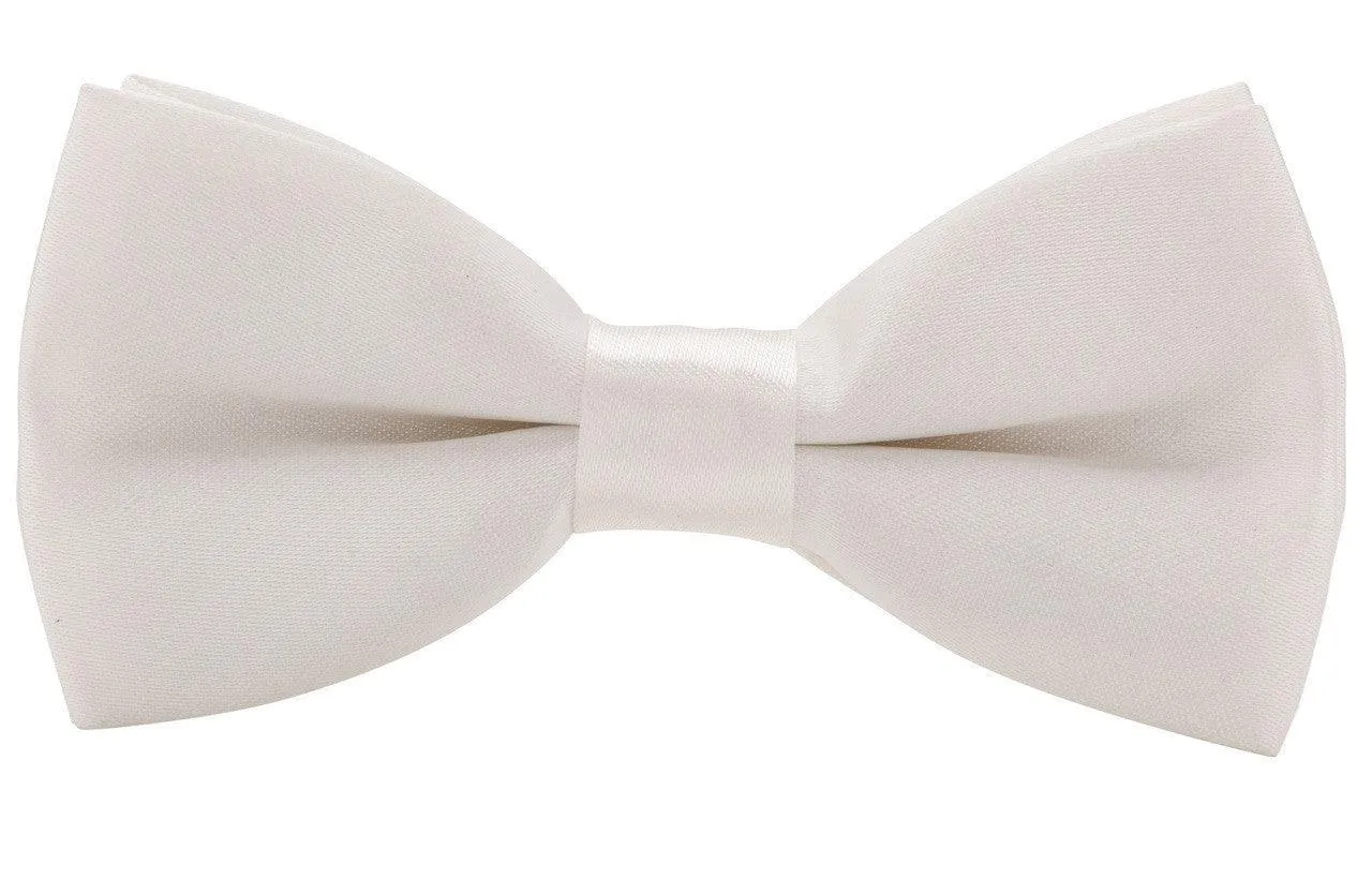 Buckle Bow Tie-Ivory