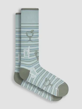 Bugatchi Socks Made in Italy | Sage