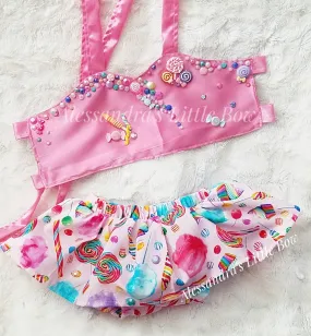 Candy Land Skirted Set