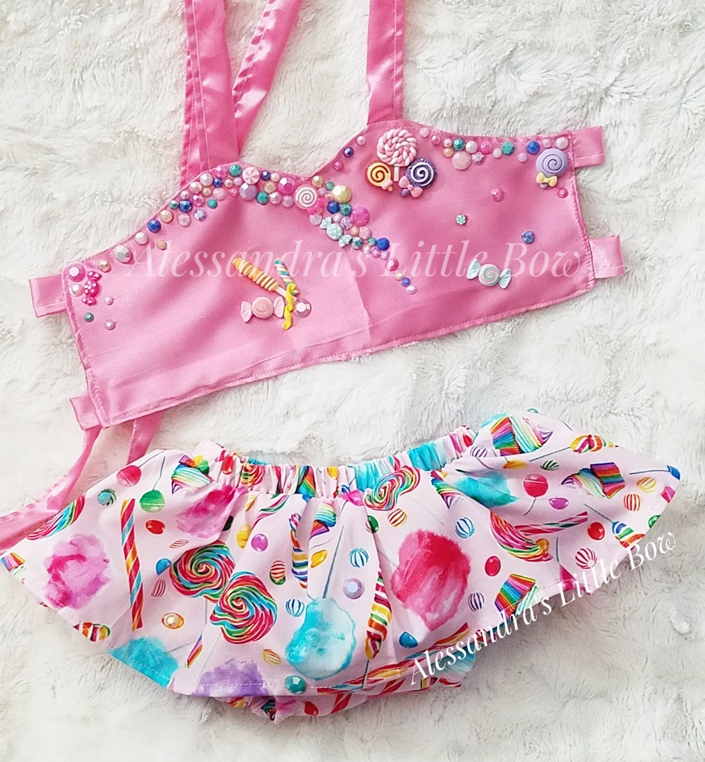 Candy Land Skirted Set