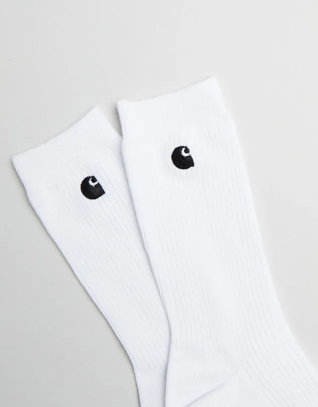 Carhartt Madison Socks 2 Pack - White