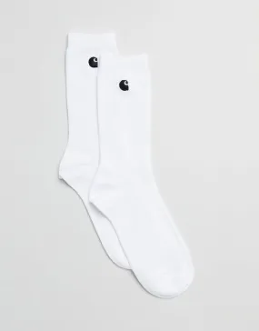 Carhartt Madison Socks 2 Pack - White