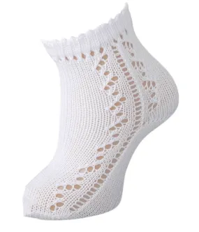 Carlomagno Openwork Sock White