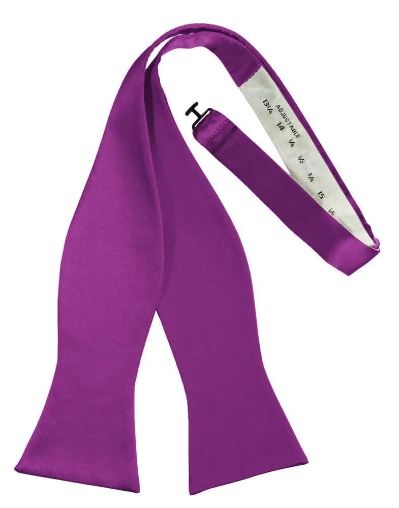 Cassis Luxury Satin Bow Tie