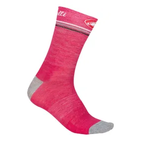 Castelli Womens Atelier Merino Socks - Raspberry Red