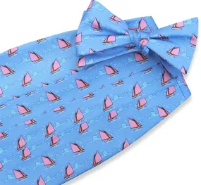 Catboat Race: Cummerbund Set - Blue/Pink