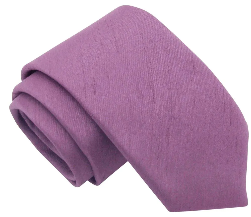 Chinese Violet Shantung Boys Ties