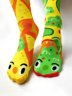 Chips & Guac | Adult Socks | Mismatched Cute Crazy Fun Socks