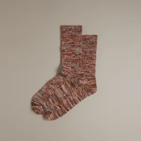 Chunky Merino Socks - Rust in I