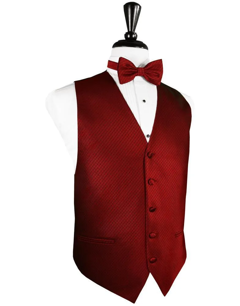 Claret Palermo Tuxedo Vest