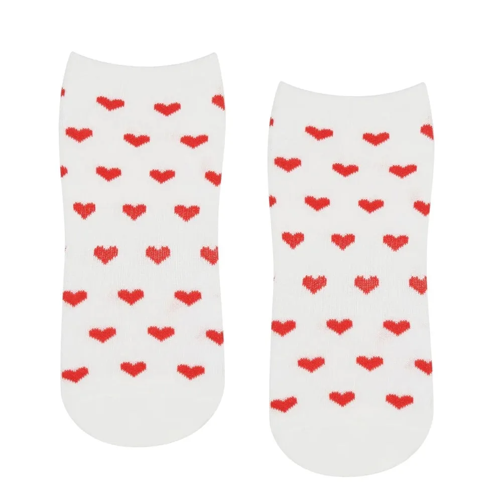 Classic Low Rise Grip Socks - Amour (Barre / Pilates)