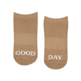 Classic Low Rise Grip Socks - Good Day (Barre / Pilates)