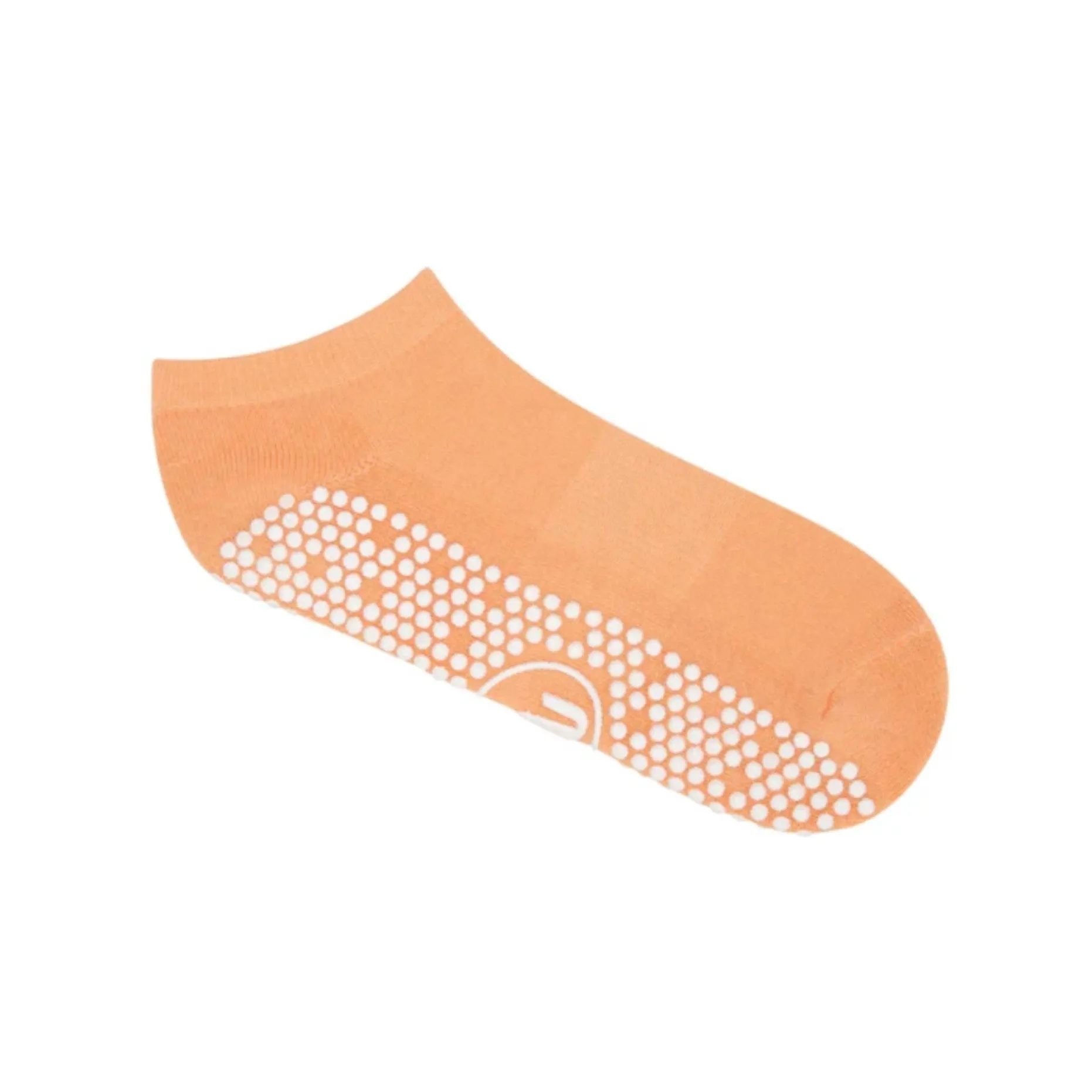 Classic Low Rise Grip Socks - Peach (Barre / Pilates)