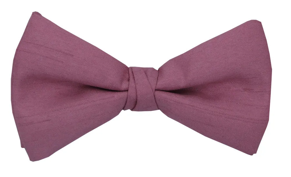 CLEARANCE - Amethyst Shantung Self-Tie Bow Ties