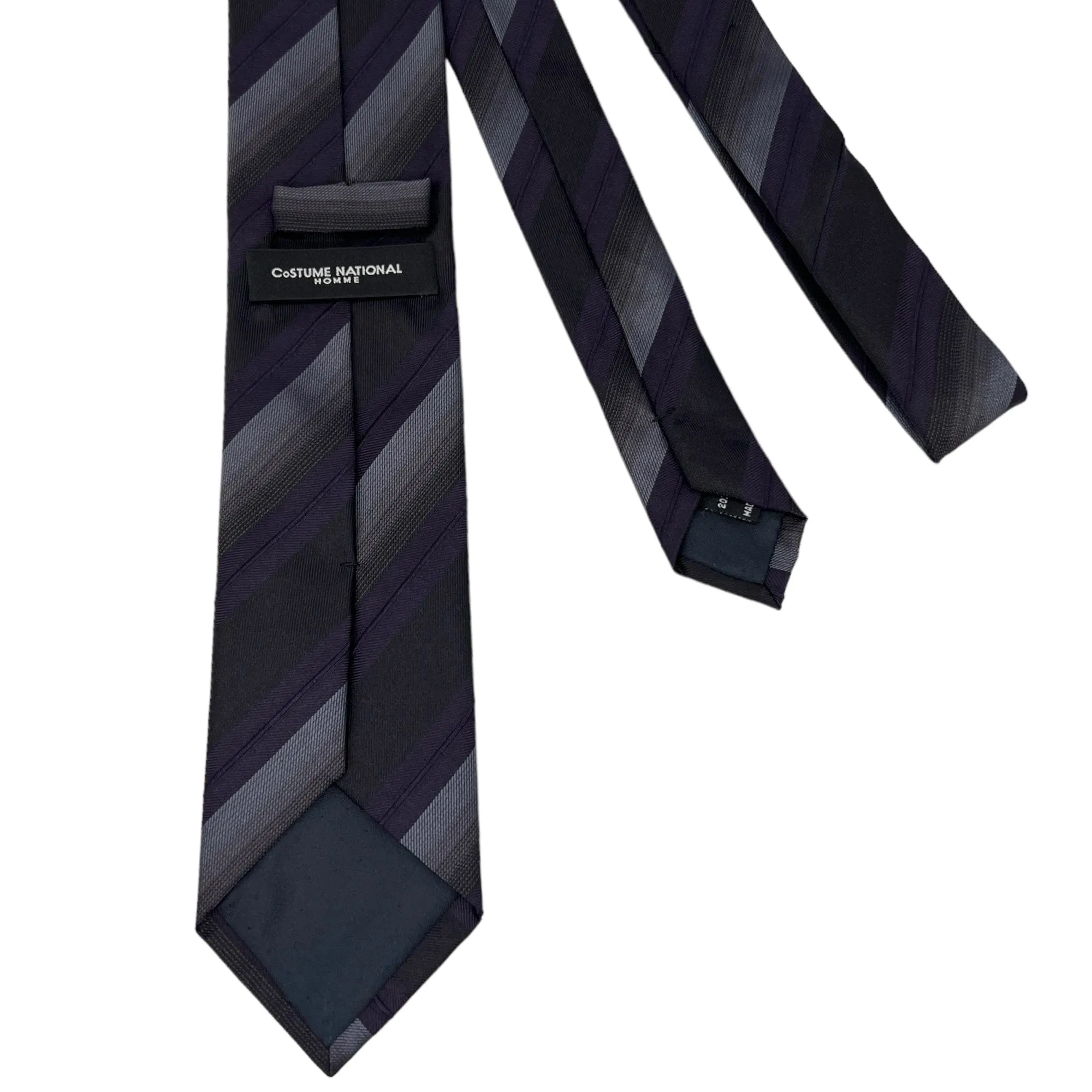 COSTUME NATIONAL Multi-Toned Diagonal Stripe Tie - Multicolor