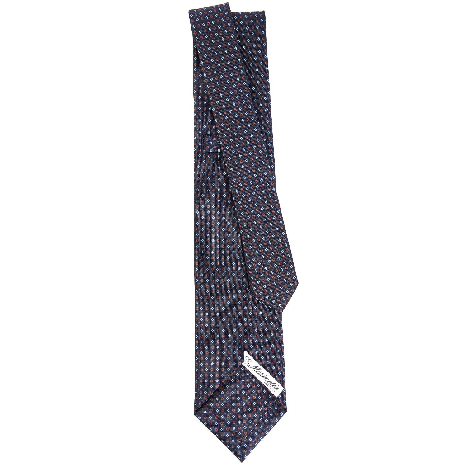 DARK BLUE 5 FOLD SARTORIAL SILK TIE