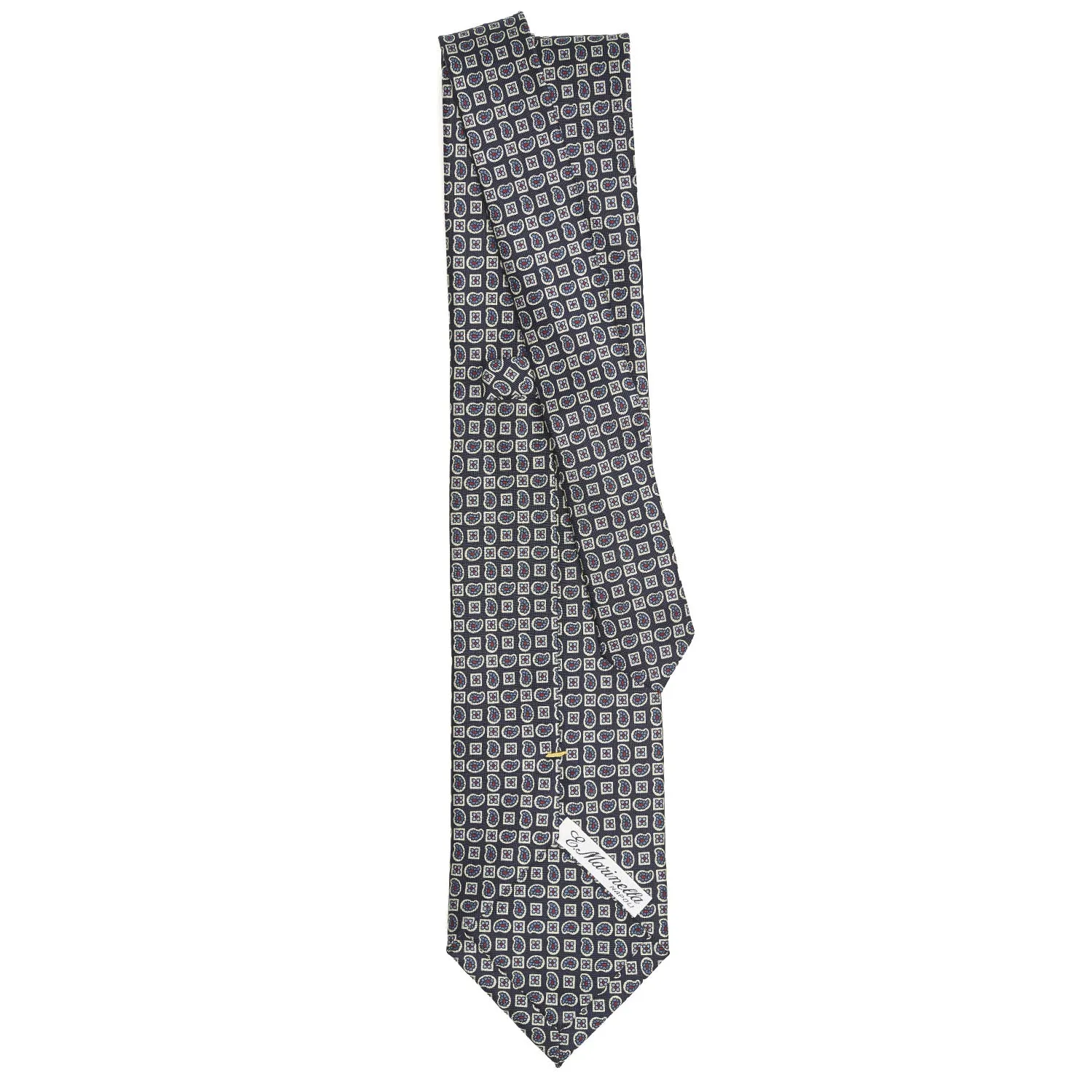 DARK BLUE EXTRA LONG SARTORIAL SILK TIE