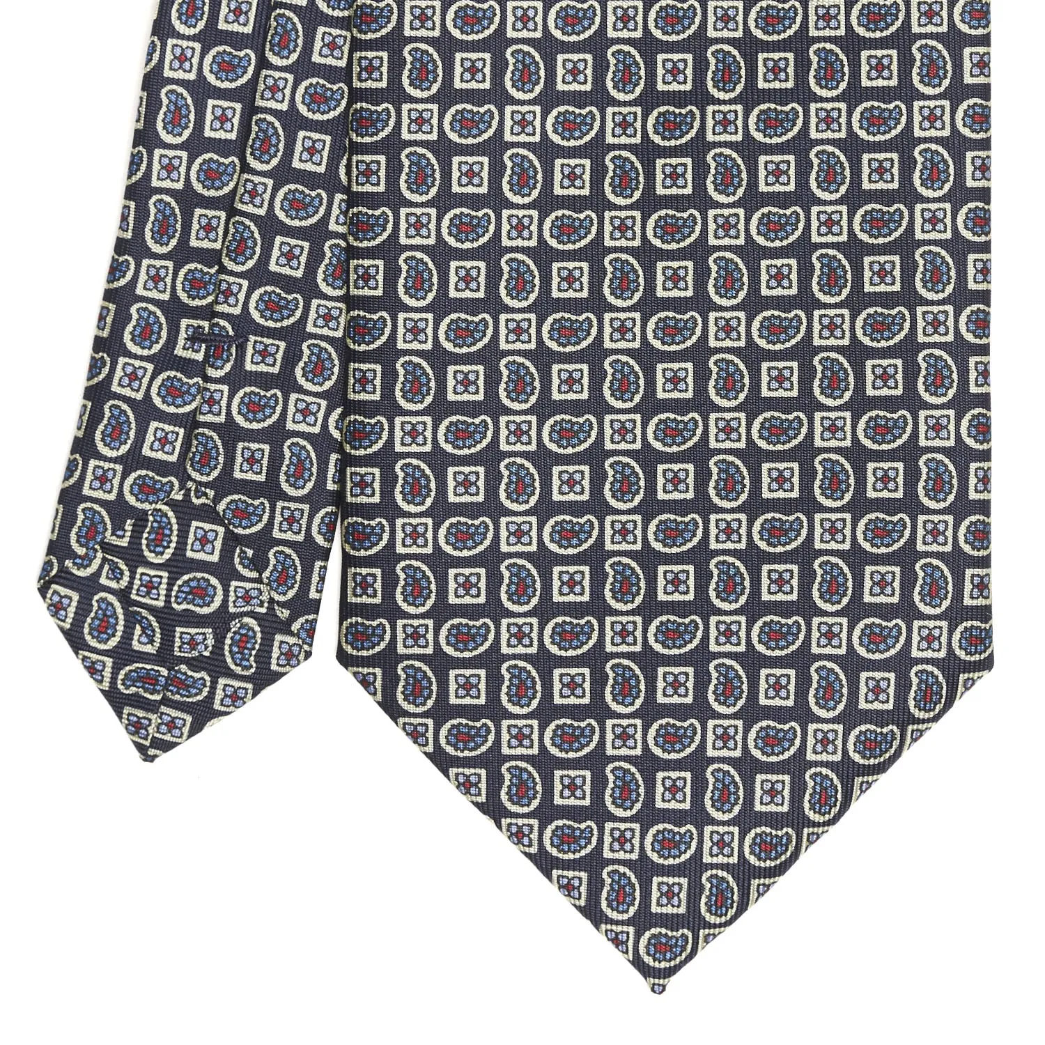 DARK BLUE EXTRA LONG SARTORIAL SILK TIE