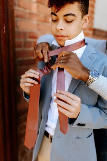 Desert Rose Silk Bow Tie