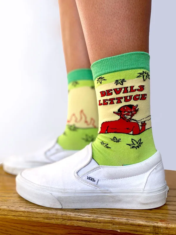 Devils Lettuce Women’s Crew Socks