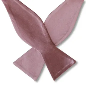 Dusty Mauve Silk Self-Tie Bow Tie